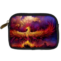 Phoenix Bird Digital Camera Leather Case by Semog4