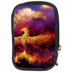 Phoenix Bird Compact Camera Leather Case by Semog4