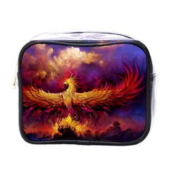 Phoenix Bird Mini Toiletries Bag (one Side) by Semog4