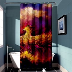 Phoenix Bird Shower Curtain 36  X 72  (stall)  by Semog4