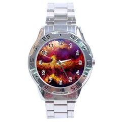 Phoenix Bird Stainless Steel Analogue Watch by Semog4