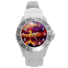 Phoenix Bird Round Plastic Sport Watch (l) by Semog4