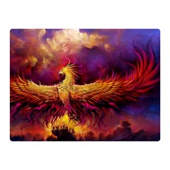 Phoenix Bird Two Sides Premium Plush Fleece Blanket (mini) by Semog4