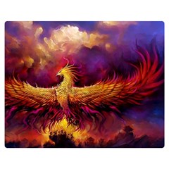 Phoenix Bird Premium Plush Fleece Blanket (medium)