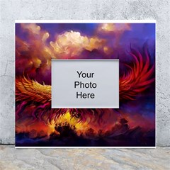 Phoenix Bird White Wall Photo Frame 5  X 7 