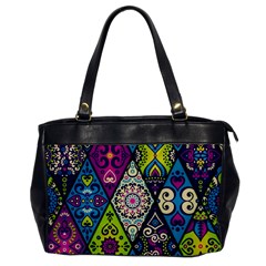 Ethnic Pattern Abstract Oversize Office Handbag by Semog4