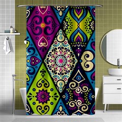 Ethnic Pattern Abstract Shower Curtain 48  X 72  (small)  by Semog4