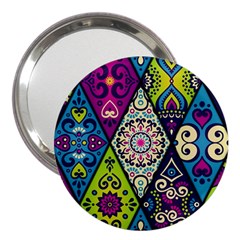 Ethnic Pattern Abstract 3  Handbag Mirrors by Semog4