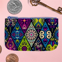 Ethnic Pattern Abstract Large Coin Purse by Semog4