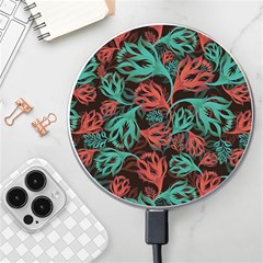 Flower Patterns Ornament Pattern Wireless Fast Charger(white) by Semog4