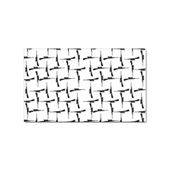 Precision Pursuit: Hunting Motif Black And White Pattern Sticker Rectangular (100 Pack) by dflcprintsclothing