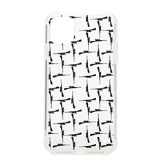 Precision Pursuit: Hunting Motif Black And White Pattern Iphone 11 Tpu Uv Print Case by dflcprintsclothing