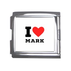 I Love Mark Mega Link Italian Charm (18mm) by ilovewhateva