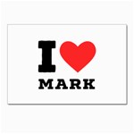 I love mark Postcard 4 x 6  (Pkg of 10) Front