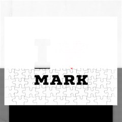 I Love Mark Rectangular Jigsaw Puzzl by ilovewhateva