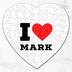 I Love Mark Jigsaw Puzzle (heart) by ilovewhateva