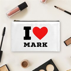 I Love Mark Cosmetic Bag (medium) by ilovewhateva