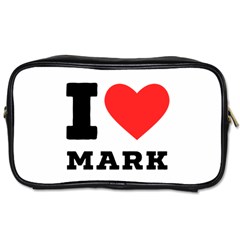 I Love Mark Toiletries Bag (two Sides) by ilovewhateva