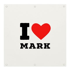 I Love Mark Banner And Sign 4  X 4  by ilovewhateva