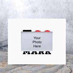 I Love Mark White Tabletop Photo Frame 4 x6  by ilovewhateva