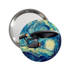 Star Trek Starship The Starry Night Van Gogh 2 25  Handbag Mirrors by Semog4