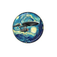 Star Trek Starship The Starry Night Van Gogh Hat Clip Ball Marker by Semog4