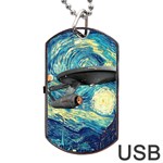 Star Trek Starship The Starry Night Van Gogh Dog Tag USB Flash (One Side) Front