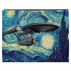 Star Trek Starship The Starry Night Van Gogh Cosmetic Bag (xxxl) by Semog4