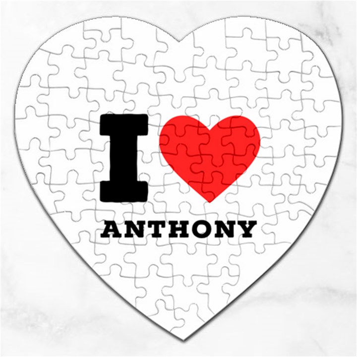 I love Anthony  Jigsaw Puzzle (Heart)