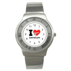 I Love Anthony  Stainless Steel Watch by ilovewhateva