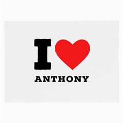 I Love Anthony  Large Glasses Cloth by ilovewhateva