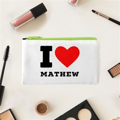 I Love Mathew Cosmetic Bag (xs) by ilovewhateva