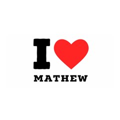 I Love Mathew Satin Wrap 35  X 70  by ilovewhateva