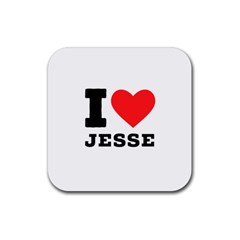 I Love Jesse Rubber Coaster (square) by ilovewhateva