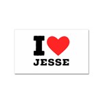 I love jesse Sticker (Rectangular) Front