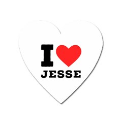 I Love Jesse Heart Magnet by ilovewhateva