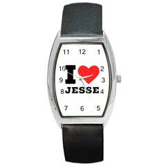 I Love Jesse Barrel Style Metal Watch by ilovewhateva