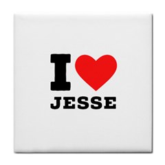 I Love Jesse Face Towel by ilovewhateva