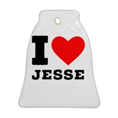 I Love Jesse Bell Ornament (two Sides) by ilovewhateva