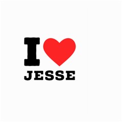 I Love Jesse Large Garden Flag (two Sides) by ilovewhateva