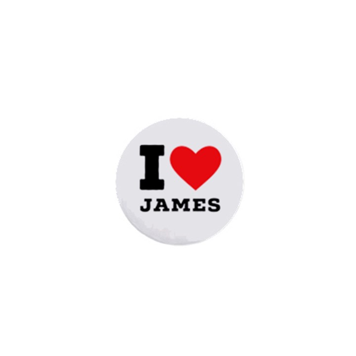 I love James 1  Mini Magnets