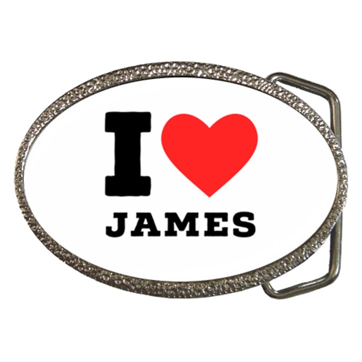 I love James Belt Buckles