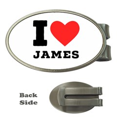 I Love James Money Clips (oval)  by ilovewhateva