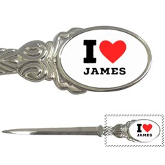 I Love James Letter Opener by ilovewhateva