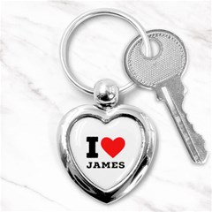 I Love James Key Chain (heart) by ilovewhateva