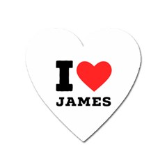 I Love James Heart Magnet by ilovewhateva