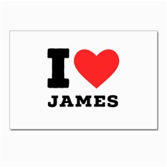 I Love James Postcards 5  X 7  (pkg Of 10) by ilovewhateva