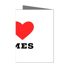 I Love James Mini Greeting Cards (pkg Of 8) by ilovewhateva