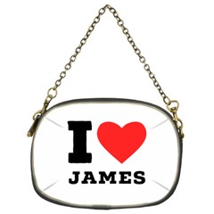 I Love James Chain Purse (two Sides) by ilovewhateva