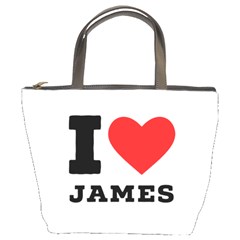 I Love James Bucket Bag by ilovewhateva